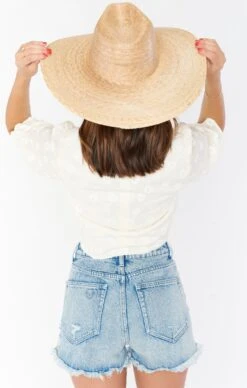 Show Me Your Mumu Lack Of Color Palma Wide Brim Hat ~ Natural -Show Me Your Mumu Finds Blake 6.166666