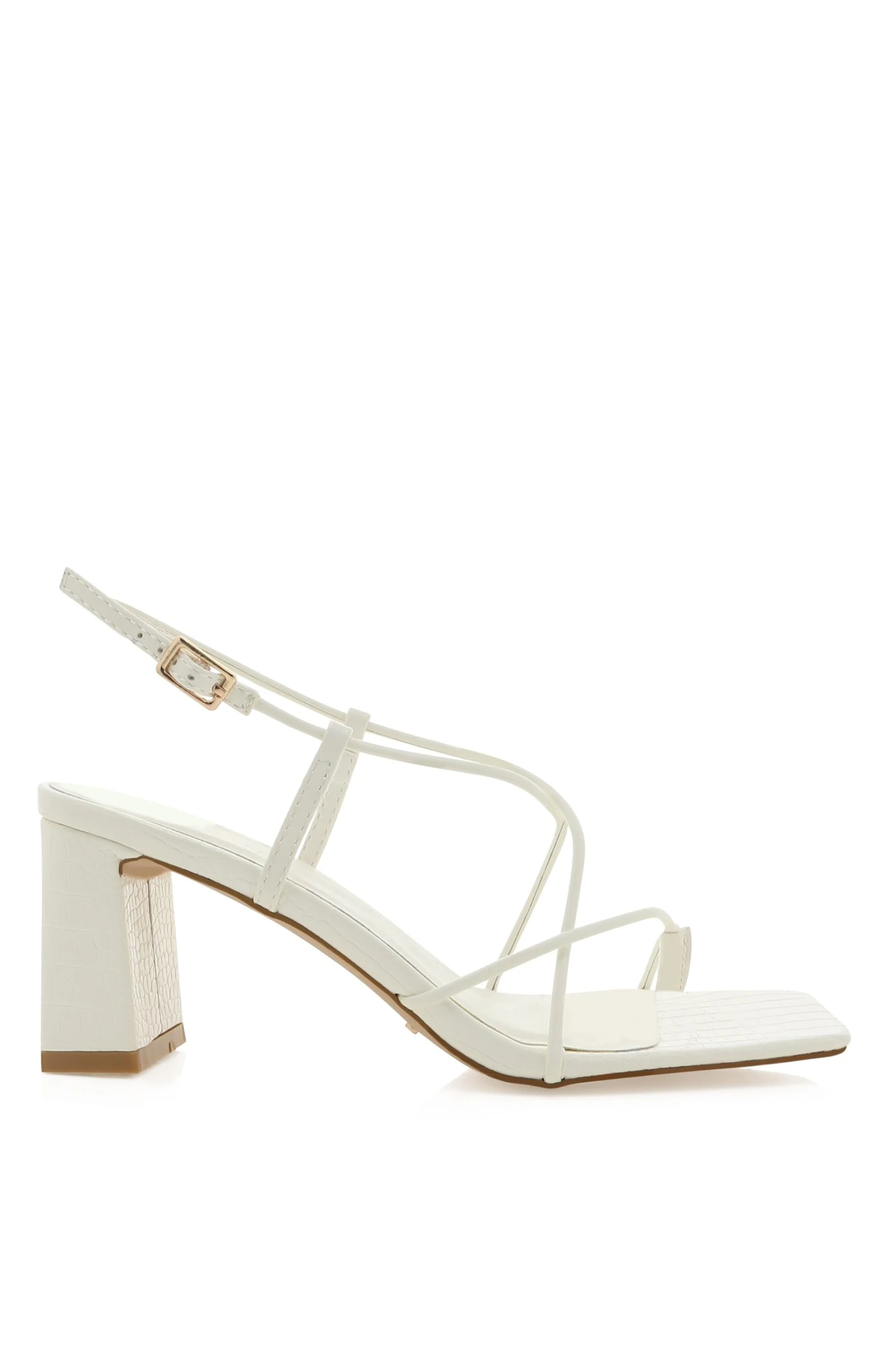 Show Me Your Mumu Billini Ilaia Block Heel ~ White 7 Show Me Your Mumu Billini Ilaia Block Heel ~ White - Image 5