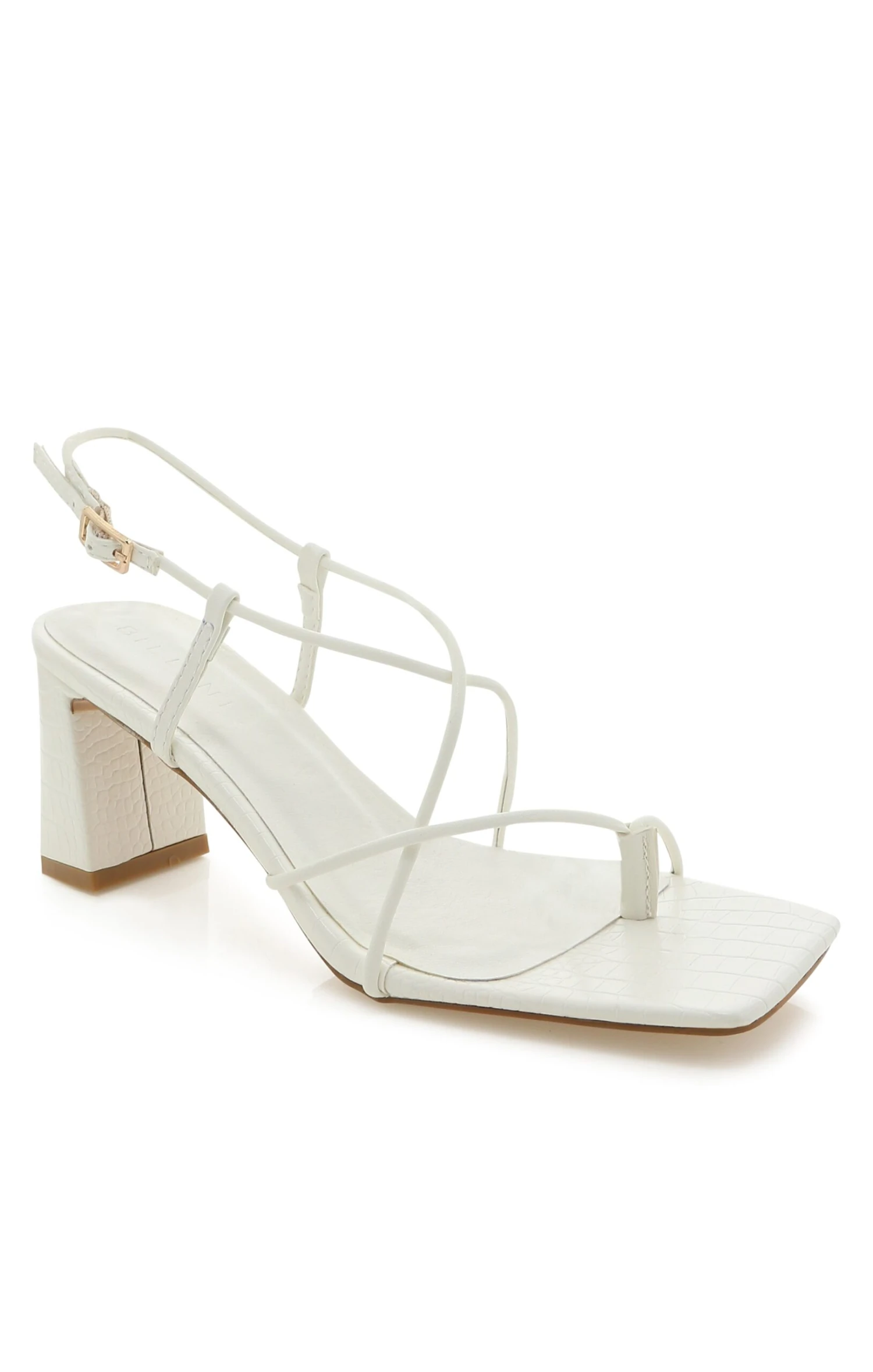 Show Me Your Mumu Billini Ilaia Block Heel ~ White 5 Show Me Your Mumu Billini Ilaia Block Heel ~ White - Image 3