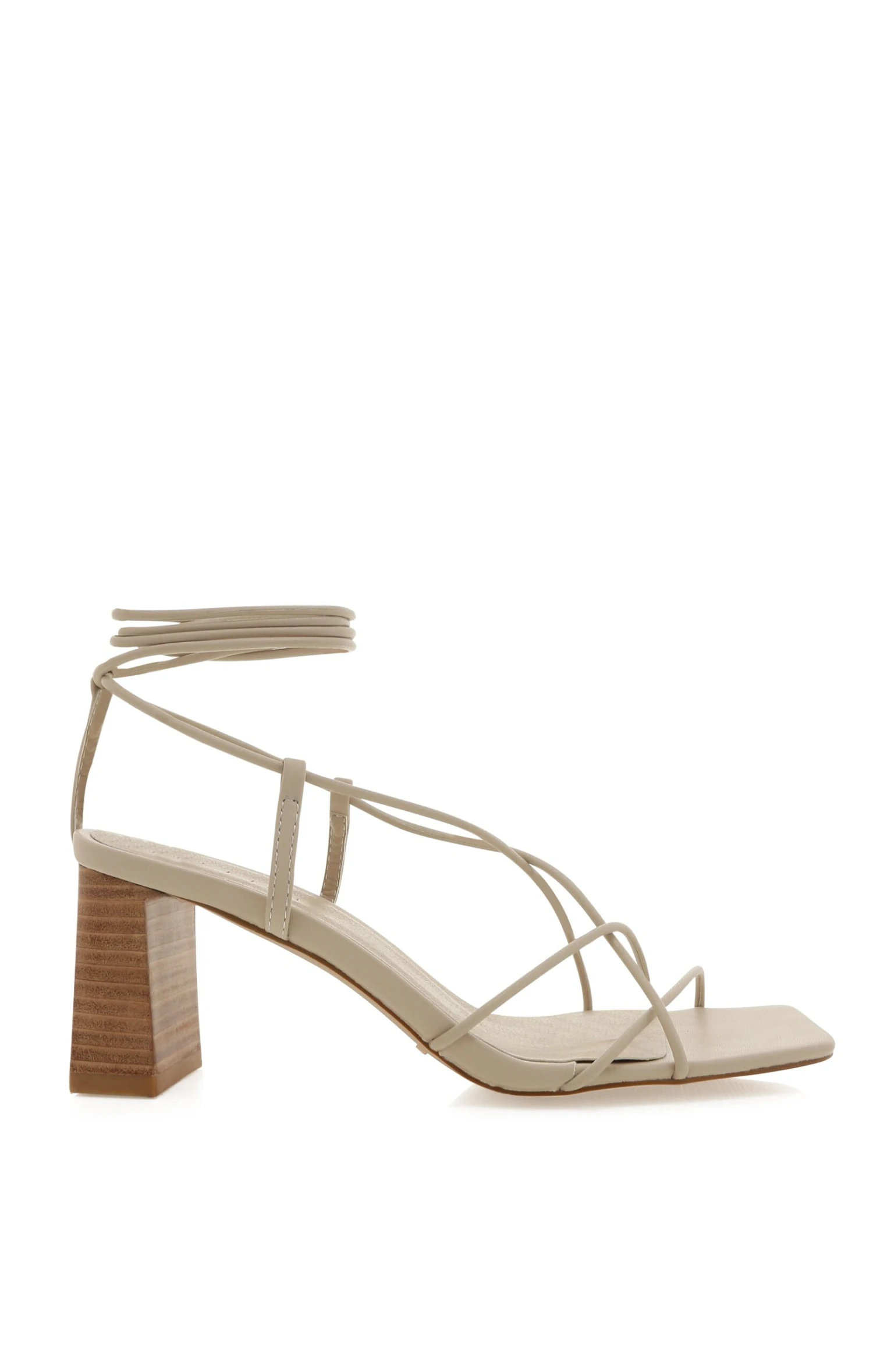 Show Me Your Mumu Billini Ilara Wrap Up Heel ~ Natural 5 Show Me Your Mumu Billini Ilara Wrap Up Heel ~ Natural - Image 3