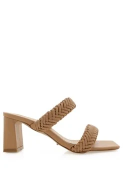 Show Me Your Mumu Billini Ilora Braided Heel ~ Desert Tan -Show Me Your Mumu ILLORA DESERT 1