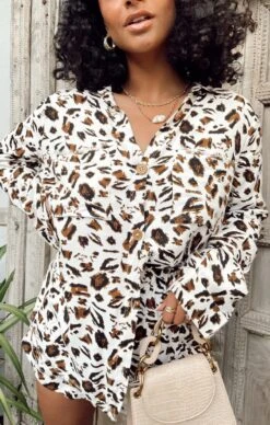 Show Me Your Mumu Marcella Shirt ~ Oasis Cheetah -Show Me Your Mumu IMG 01153