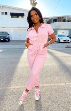 Show Me Your Mumu Cannon Jumpsuit ~ Pink Denim -Show Me Your Mumu IMG 1197 1