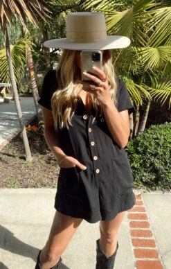 Show Me Your Mumu Yvette Romper ~ Black -Show Me Your Mumu IMG 1485