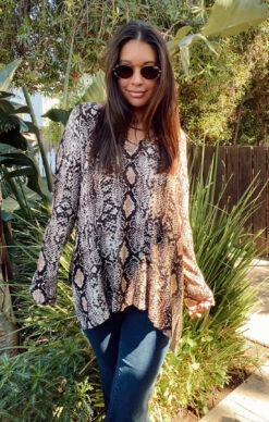 Show Me Your Mumu Hug Me Sweater ~ Python Knit -Show Me Your Mumu IMG 1533