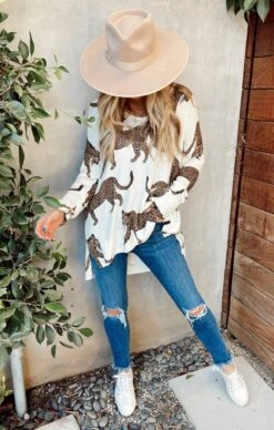 Show Me Your Mumu Hug Me Sweater ~ Tossed Leopard Knit 27 Show Me Your Mumu Hug Me Sweater ~ Tossed Leopard Knit -Show Me Your Mumu IMG 1560