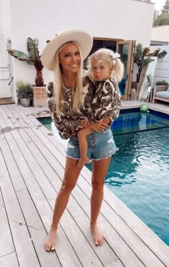 Show Me Your Mumu Mini Arroyo Sweater ~ Green Majestic Palm Knit -Show Me Your Mumu IMG 1806