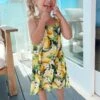 Show Me Your Mumu Sidekick Dress ~ Citrus Stretch -Show Me Your Mumu IMG 2209