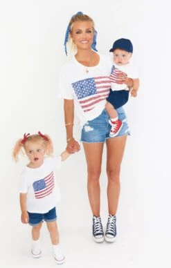 Show Me Your Mumu Mini Cooper Tee ~ American Flag Graphic -Show Me Your Mumu IMG 2411 e0c66769 dfe5 4a5a 83f7 a09e3008c177