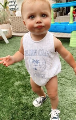 Show Me Your Mumu Theo Onesie ~ Golden Coast Graphic