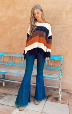 Show Me Your Mumu Jesse Sweater ~ Stayin Alive Stripe Chenille -Show Me Your Mumu IMG 26192