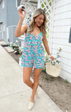 Show Me Your Mumu Tilda Tie Romper ~ Violets Garden -Show Me Your Mumu IMG 2678