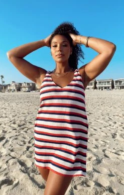 Show Me Your Mumu Teeny Dress ~ Patriot Stripe Knit -Show Me Your Mumu IMG 2904