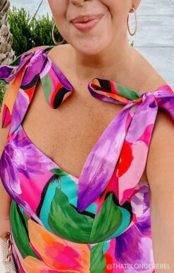 Show Me Your Mumu Garden Midi Dress ~ Water Lily -Show Me Your Mumu IMG 3885copy1