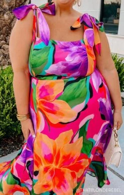 Show Me Your Mumu Garden Midi Dress ~ Water Lily -Show Me Your Mumu IMG 3885copy2