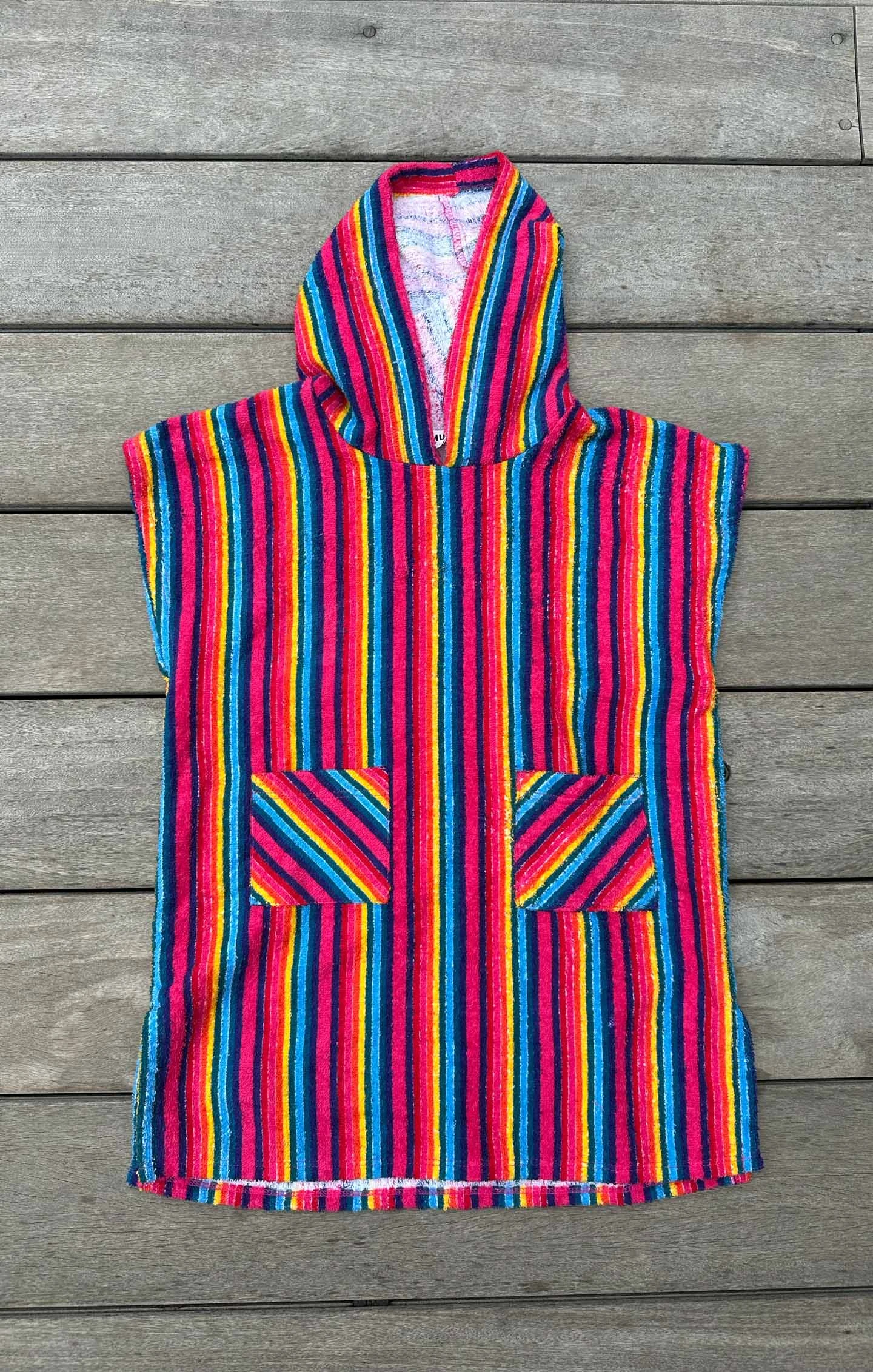 Show Me Your Mumu Terry Poncho ~ Stripe Up Your Life 4 Show Me Your Mumu Terry Poncho ~ Stripe Up Your Life - Image 2
