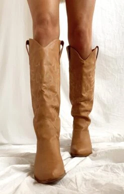 Show Me Your Mumu Billini Urson Cowboy Boots ~ Tan -Show Me Your Mumu IMG 7974 1