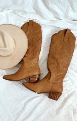 Show Me Your Mumu Billini Urson Cowboy Boots ~ Tan -Show Me Your Mumu IMG 7980 1