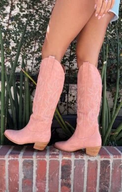 Show Me Your Mumu Billini Urson Cowboy Boots ~ Pink -Show Me Your Mumu IMG 9087