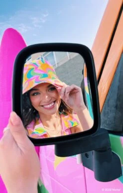 Show Me Your Mumu Beach Bucket Hat ~ Barbie™ Party Wave
