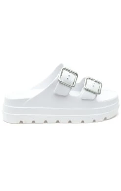 Show Me Your Mumu J Slides Simply Eva Pool Slide ~ White -Show Me Your Mumu JSLIDES1 1