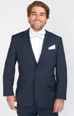 Show Me Your Mumu Josh Bow Tie ~ Icy Blue Solid