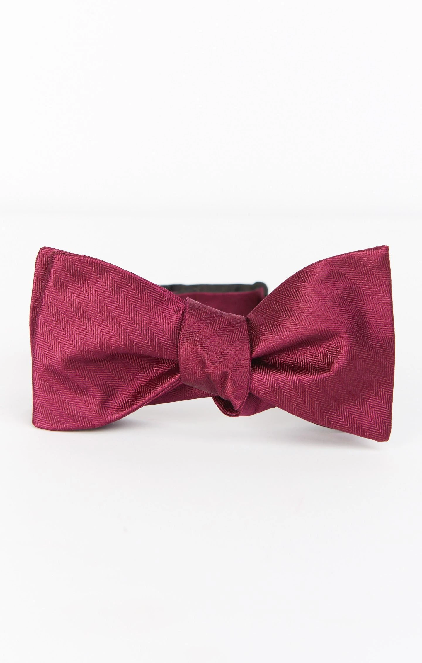 Show Me Your Mumu Josh Bow Tie ~ Merlot Solid 4 Show Me Your Mumu Josh Bow Tie ~ Merlot Solid - Image 2