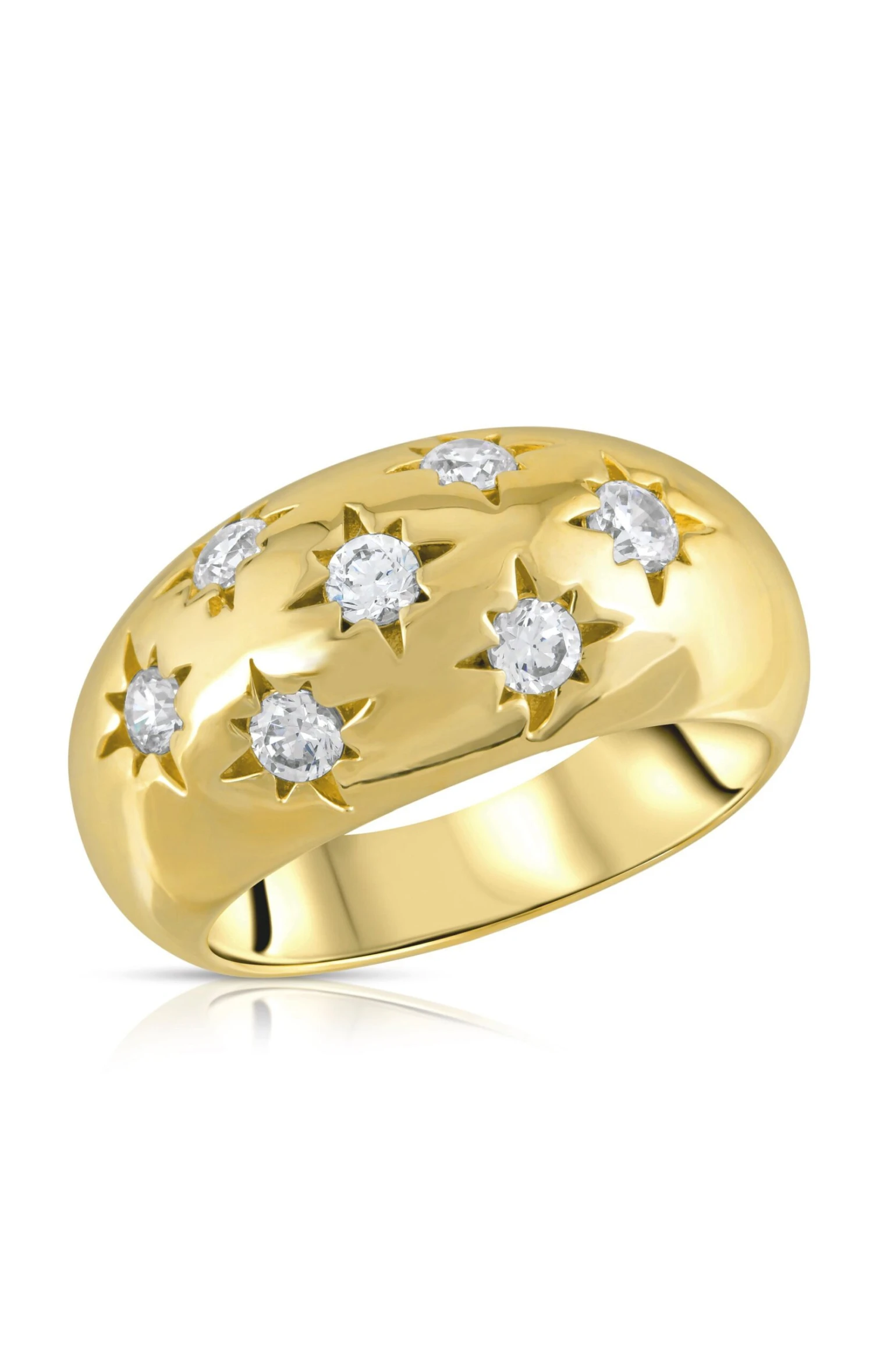 Show Me Your Mumu Miranda Frye Margot Ring ~ 18K Gold Plated 4 Show Me Your Mumu Miranda Frye Margot Ring ~ 18K Gold Plated - Image 2