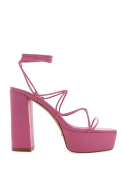 Show Me Your Mumu Billini Maude Platform Wrap Up Heel ~ Rose -Show Me Your Mumu MAUDE ROSE 1