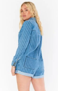 Show Me Your Mumu Tegan Jumper ~ Navy Indigo Stripe -Show Me Your Mumu MDF1 399 CS22 01 4