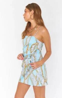 Show Me Your Mumu Amara Dress ~ Zebra Chain -Show Me Your Mumu MDM0 365 ZC20 3