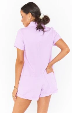 Show Me Your Mumu Range Romper ~ Bright Lilac -Show Me Your Mumu MDM1 470 EL04 03
