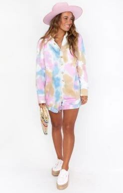 Show Me Your Mumu Tegan Jumper ~ Tropic Tie Dye -Show Me Your Mumu MDM1 480 PB07 01