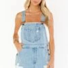 Show Me Your Mumu Georgia Overalls ~ Light Tide