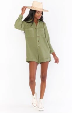 Show Me Your Mumu Tegan Jumper ~ Army Green -Show Me Your Mumu MDR0 482 AR72 04