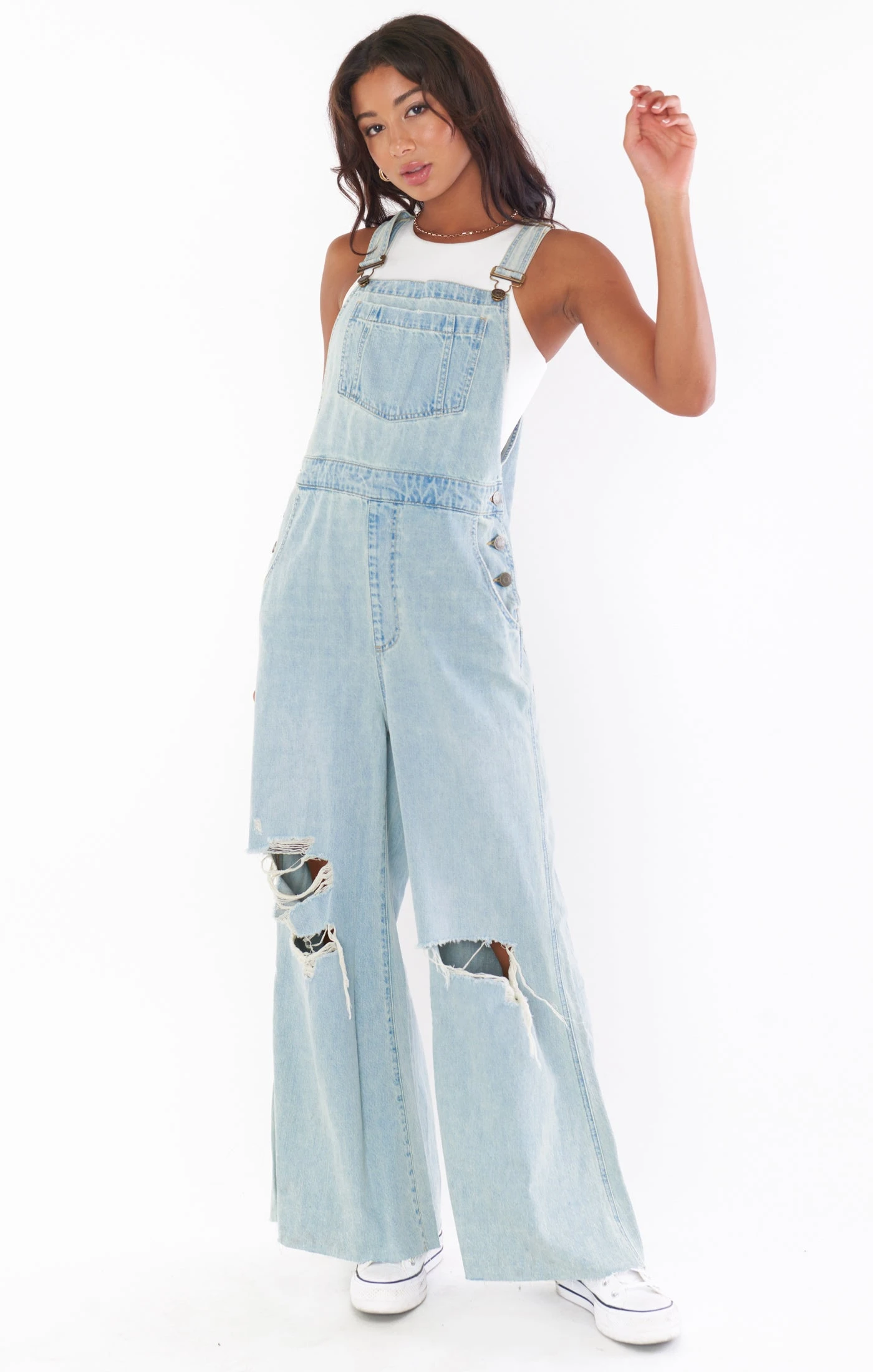 Show Me Your Mumu Trenton Overalls ~ Faded Indigo 3 Show Me Your Mumu Trenton Overalls ~ Faded Indigo