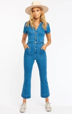 Show Me Your Mumu Emery Jumpsuit ~ French Blue -Show Me Your Mumu MDS0 313 FB20 01