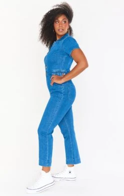 Show Me Your Mumu Emery Jumpsuit ~ French Blue -Show Me Your Mumu MDS0 313 FB20 01 1