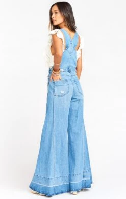Show Me Your Mumu San Fran Overalls ~ Carolina Blue -Show Me Your Mumu MDS0 318 CB16 03