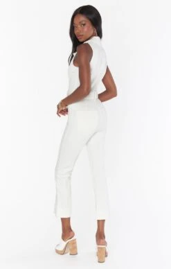 Show Me Your Mumu Jacksonville Cropped Jumpsuit ~ Pearly White -Show Me Your Mumu MDS3 565 PW21 04