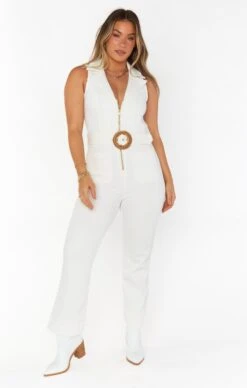 Show Me Your Mumu Jacksonville Cropped Jumpsuit ~ Pearly White -Show Me Your Mumu MDS3 565 PW21 05