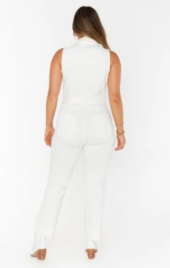 Show Me Your Mumu Jacksonville Cropped Jumpsuit ~ Pearly White -Show Me Your Mumu MDS3 565 PW21 08