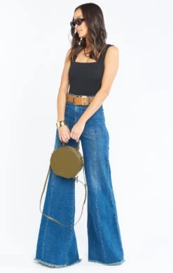 Show Me Your Mumu Dory Bodysuit ~ Black Stretch -Show Me Your Mumu MF0 3078 CB32 04