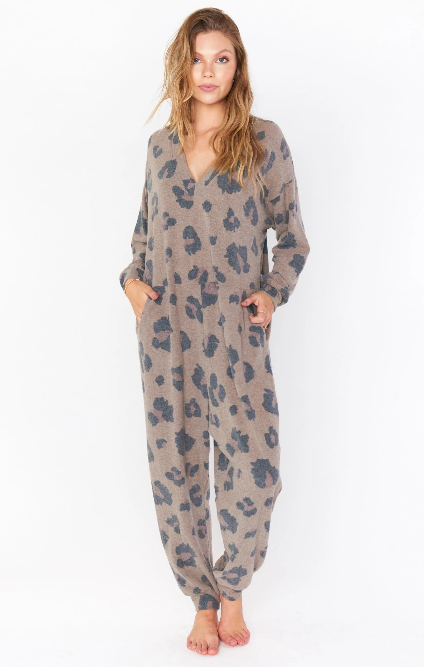 Show Me Your Mumu Jules Jumpsuit ~ Cheetah Brushed Hacci 3 Show Me Your Mumu Jules Jumpsuit ~ Cheetah Brushed Hacci