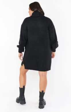Show Me Your Mumu Chester Sweater Dress ~ Black Knit -Show Me Your Mumu MF1 4371X BK09 03 ec7318b8 cd01 4a90 b839 e679f6fd8998