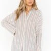 Show Me Your Mumu David Tunic ~ Canyon Stripe -Show Me Your Mumu MF1 4830 YC05 01