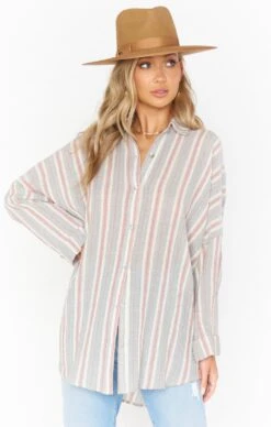 Show Me Your Mumu David Tunic ~ Canyon Stripe