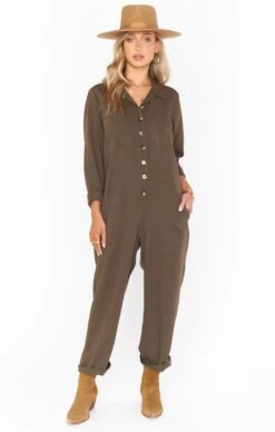 Show Me Your Mumu Fargo Jumpsuit ~ Olive