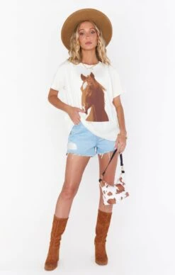 Show Me Your Mumu Travis Tee ~ Horse Head Graphic -Show Me Your Mumu MF1 934 HH13 01