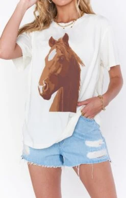 Show Me Your Mumu Travis Tee ~ Horse Head Graphic